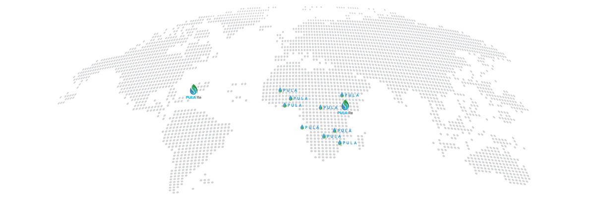 Pula Re Global Presence Map